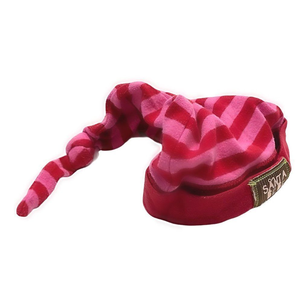 Gagou Tagou Striped Oversized Santa Infant Cap